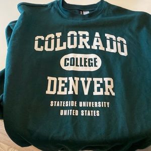 Denver Colorado College sweatshirt